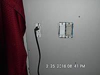 Name: SANY4561.jpg
Views: 143
Size: 828.2 KB
Description: outlet and switches replaced and remounted. No "sparky" moments. LOL
Got a bit of a tickle once, but nothing spectacular. (wrong breaker turned off...Thanks Steve)