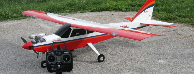 high wing rc plane