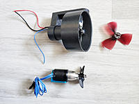 Name: 1623057977797.jpg
Views: 120
Size: 797.5 KB
Description: Two types of thrusters. Long story short: ordered from different vendors on Aliexpress due to missing packages, security issues, ship stuck in Suez Canal etc. The smaller one is too small, the larger one is fine as a single thruster.