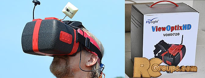 Empire Hobby - Flysight ViewOptix HD Goggle - HDMI/DVR