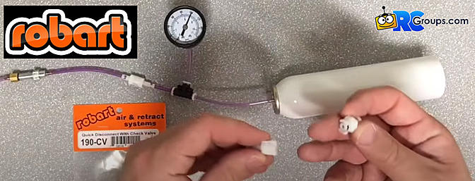 New Robart Air-Line Quick Disconnects with Check Valve