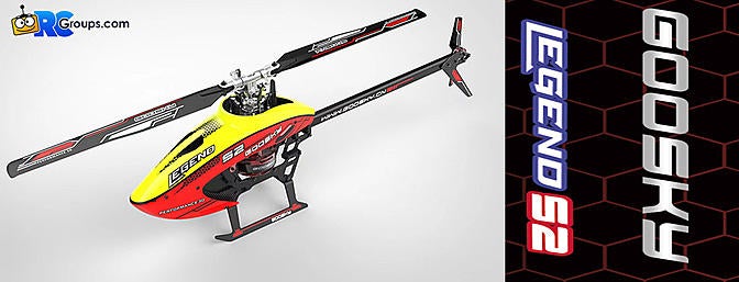 New - Goosky Legend S2 Helicopter (BNF)