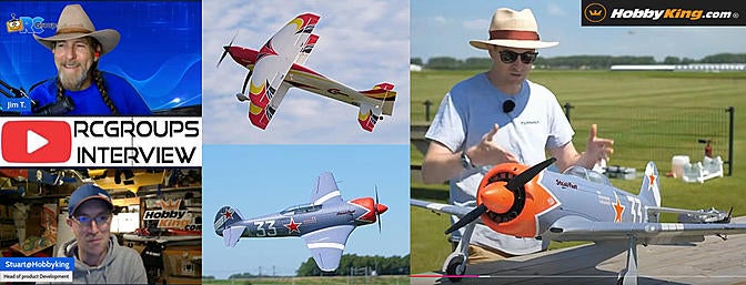 Hobbyking Interview - Yak-11 and Carbon Arcus