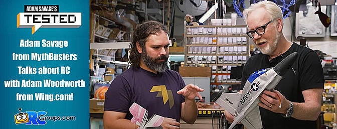 Adam Savage From MythBusters Talks RC - They Recommend RCGroups!