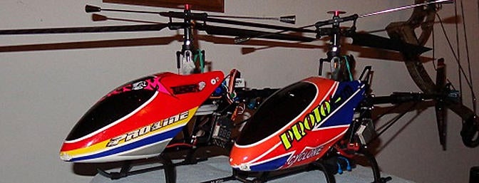 fixed pitch rc helicopter