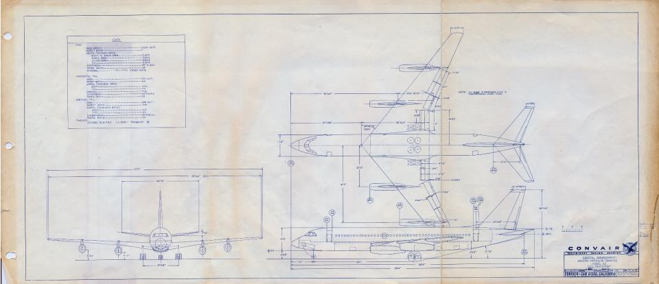 Attachment browser: Convair drawings.jpg by Concordefan - RC Groups