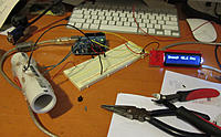 Name: cron1.jpg
Views: 458
Size: 133.0 KB
Description: Breadboard after first test shot.