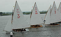Name: waveney.jpg
Views: 666
Size: 47.1 KB
Description: The Fleet! Number 8 is 90 years old, and will soon be ahead of the 27 and 30 two of the GRP boats. this photo is a tribute to the quality of the new boats and the dedication of the owners to keep the wooden boats in first class order