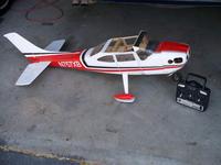 Name: cessna and xmtr.jpg
Views: 233
Size: 69.3 KB
Description: The Great Planes "Project Cessna" less wing but with the obsolete Futaba transmitter it came with.  The receiver, on the other hand, was narrow band and works great with my Hitec Laser 4 now that it has a crystal.