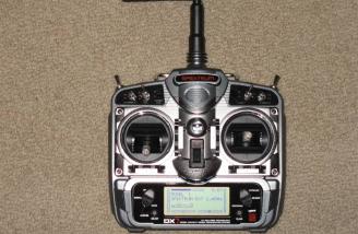 Very nice case design. The DX7 transmitter has an excellent look and feel.  The gimbals are extremely smooth and precise.